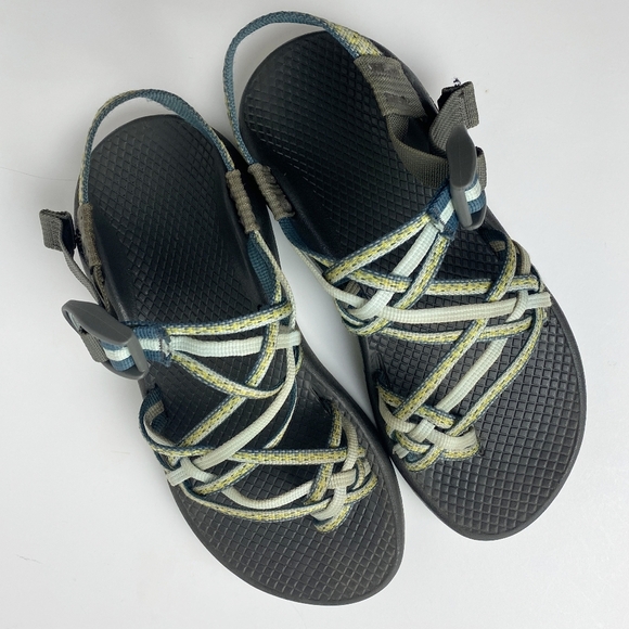 Chaco Women's Sandals - Gray and Green - Picture 7 of 15